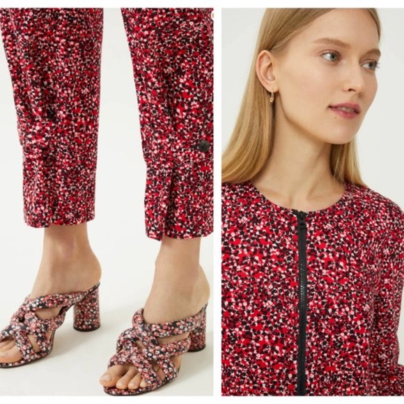 NWT Rebecca Minkoff Red Clover Jumper Jumpsuit - Picture 8 of 16